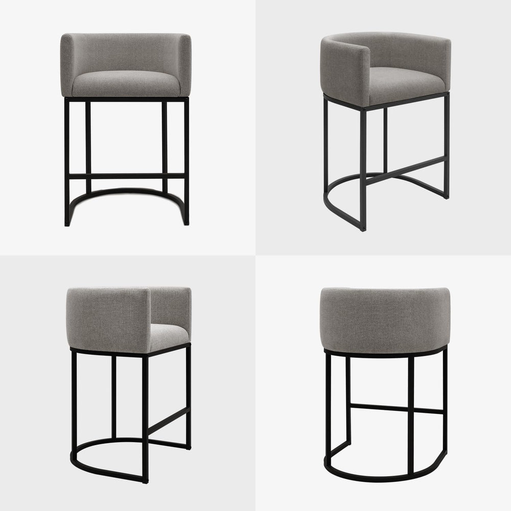Counter Height Bar Stools Set of 3, 24 Inch Seat Height Barstools for Dining ...
