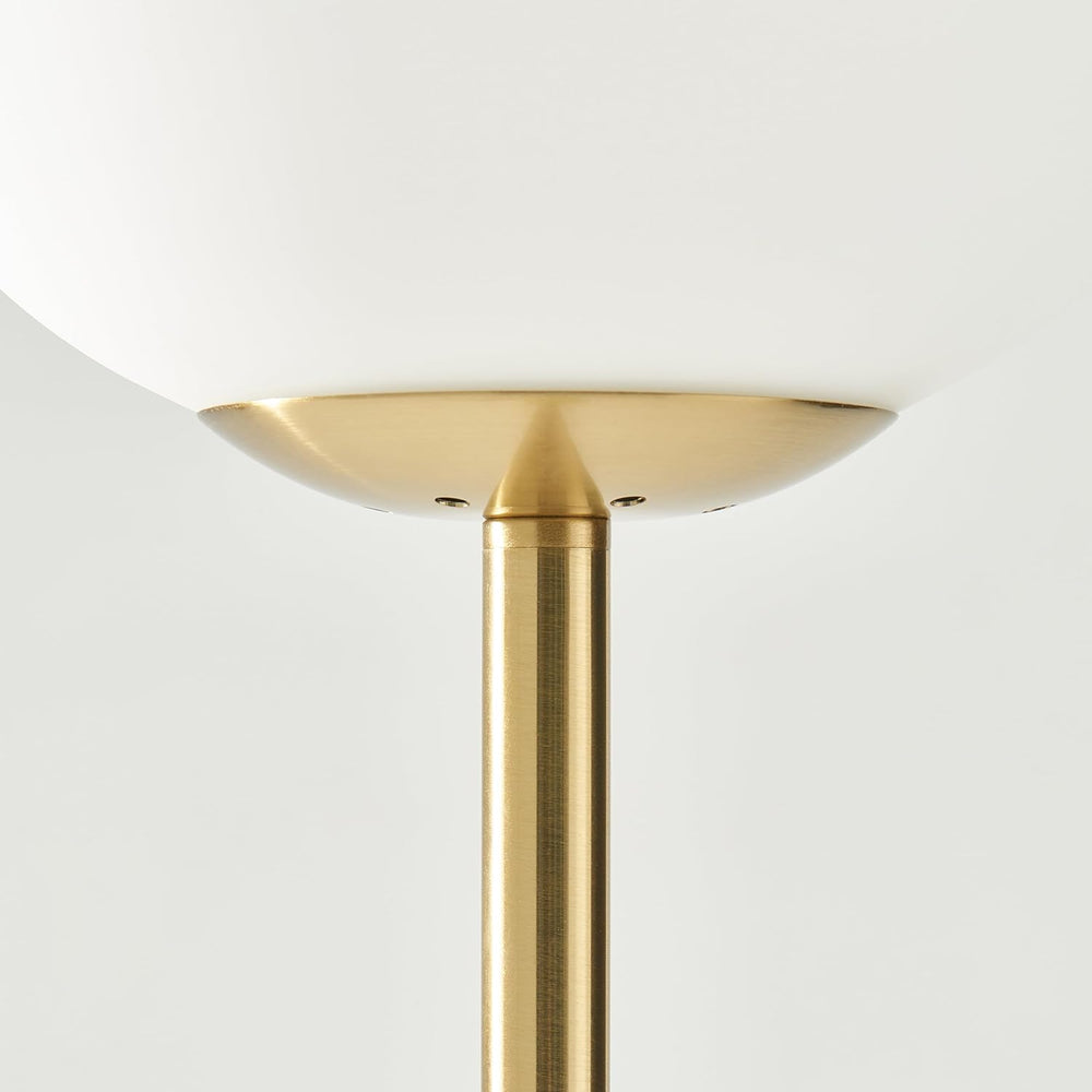Brightech Luna LED Floor lamp, Modern Lamp for Living Rooms & Offices, Gr...