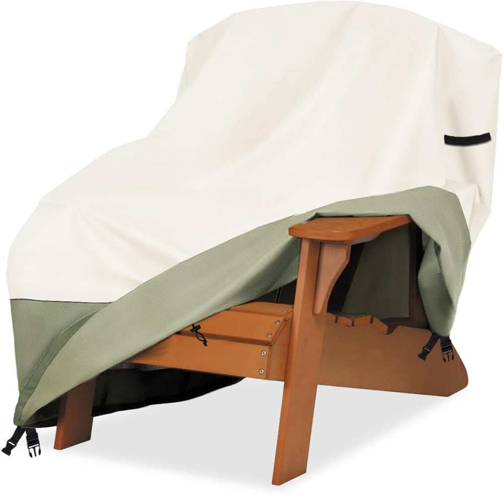Patio Adirondack Chair Cover 37 W x 40 D x 36 H inches,600D Heavy Duty Waterp...