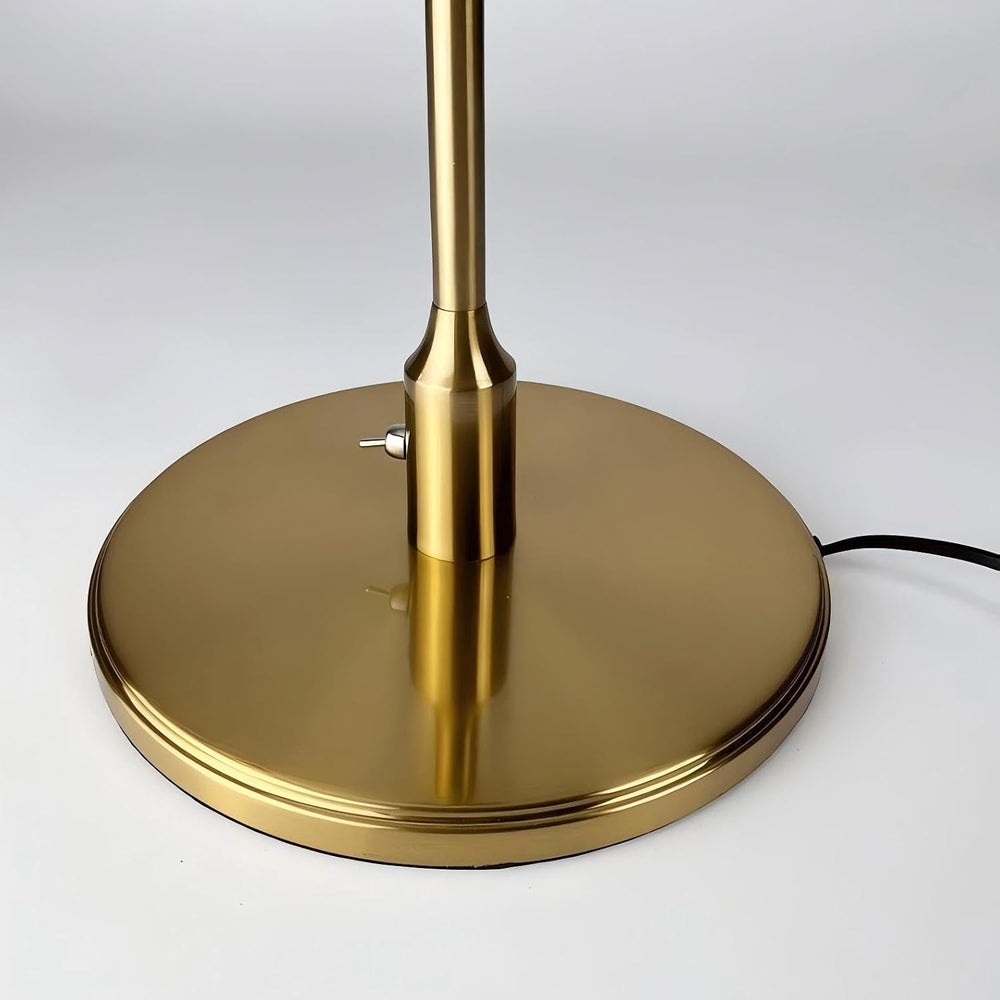 Table Lamp, Metal and Glass Modern Bedside Lamp, Decorative Table Light, Tabl...