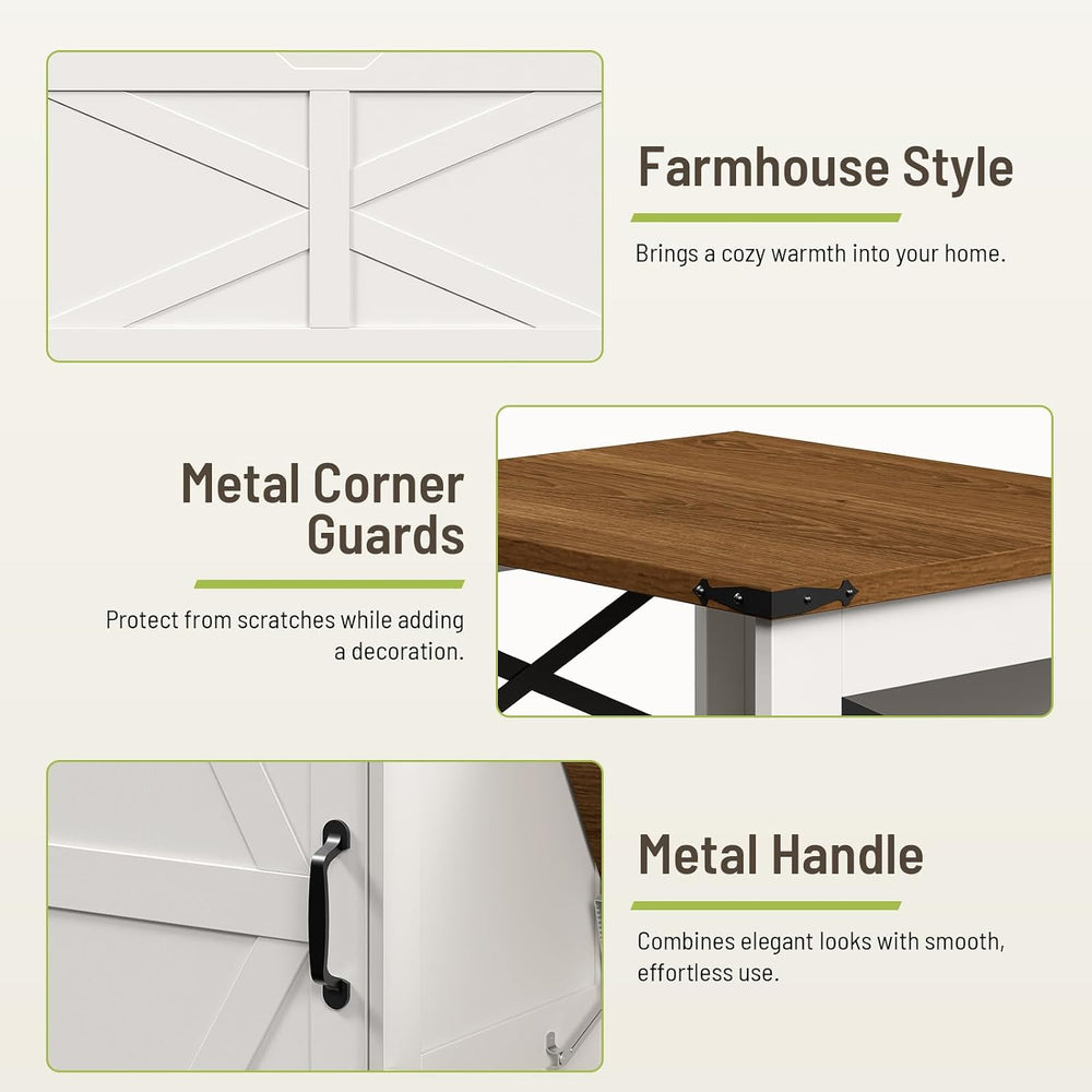 Shoe Cabinet with Bench, L-Shaped Shoe Bench, Storage Bench, Farmhouse Shoe S...