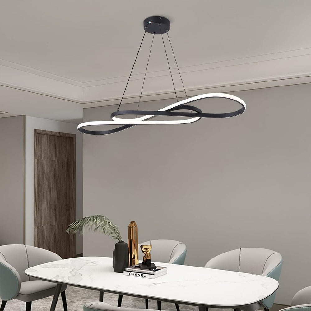 Modern LED dimmable Chandelier 45W Color Temperature 3000K-4000K-5000K Creati...