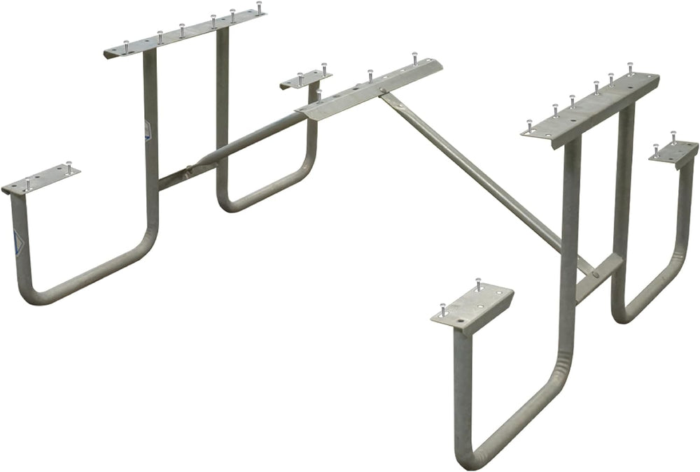 Picnic Table Frame Kit – Commercial Grade, Fully Welded Steel, 6-Foot DIY Des...