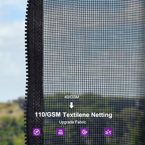 PURPLE LEAF Patio Hardtop Gazebo 10' x 10' Aluminum with Double Roof,...