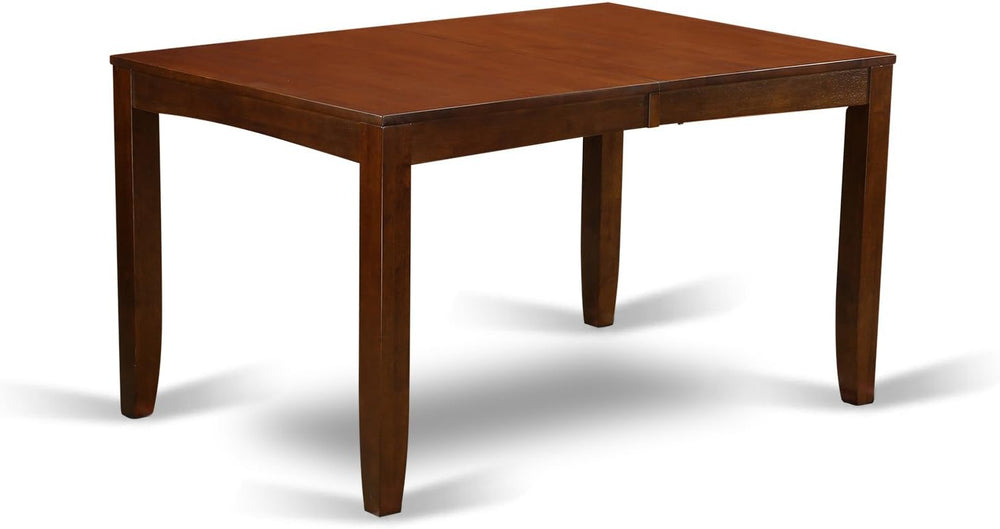 East West Furniture LYVA6-ESP-W 6 Piece Kitchen Table Set Contains a Rectangl...