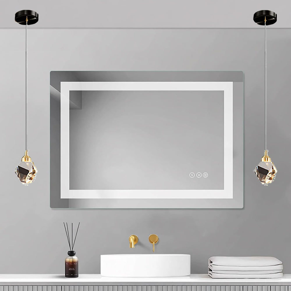 Modern Crystal Pendant Light, 3-Color LED Crystal Pendant Light, Adjustable H...