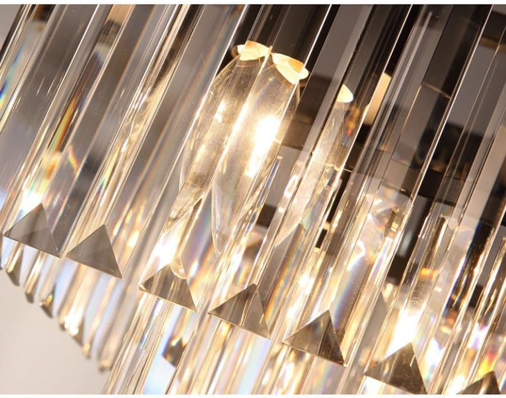 Crystal Chandeliers Modern Contemporary Ceiling Lights Fixtures Pendant Light...