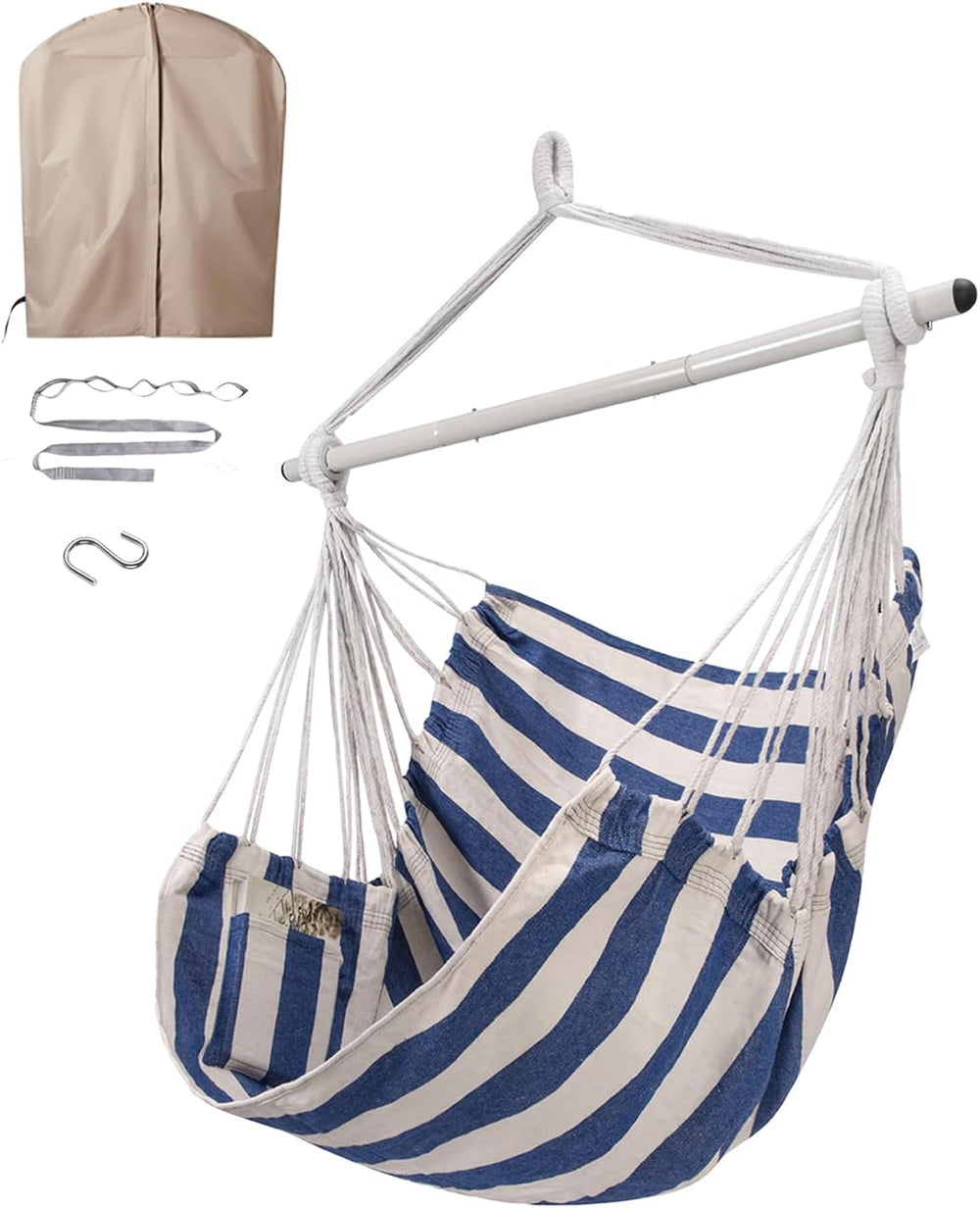 ADVOKAIR Hammock Chair Swing, Heavy-Duty Hanging Rope Swing Seat Supports 500...