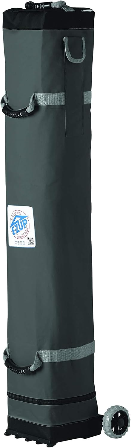 E-Z UP Pyramid Instant Shelter Canopy Pop Up Tent, 10' x 10' with Wid...
