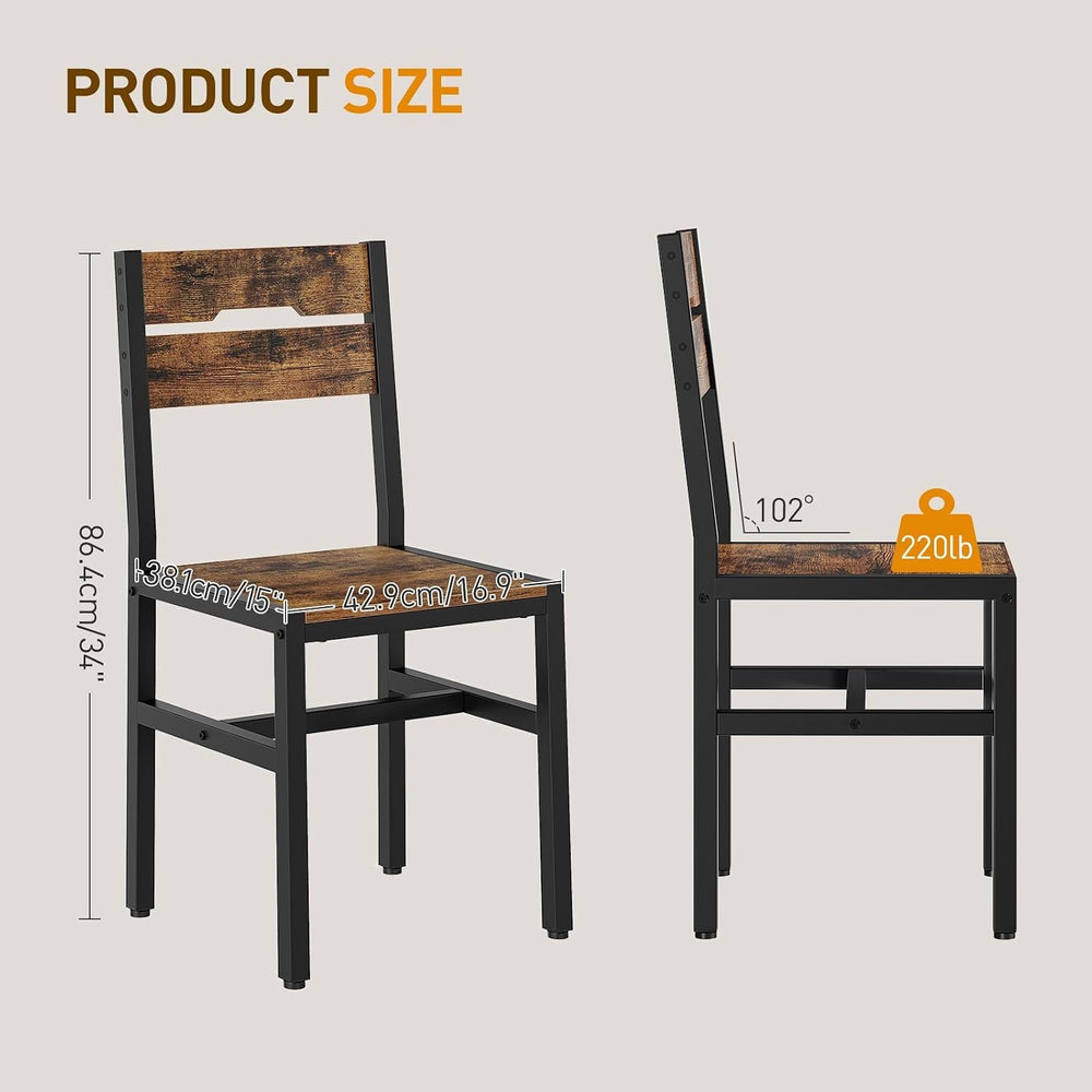 RALGEND Dining Chairs Set of 2, Kitchen Chairs, Dining Room Chairs
