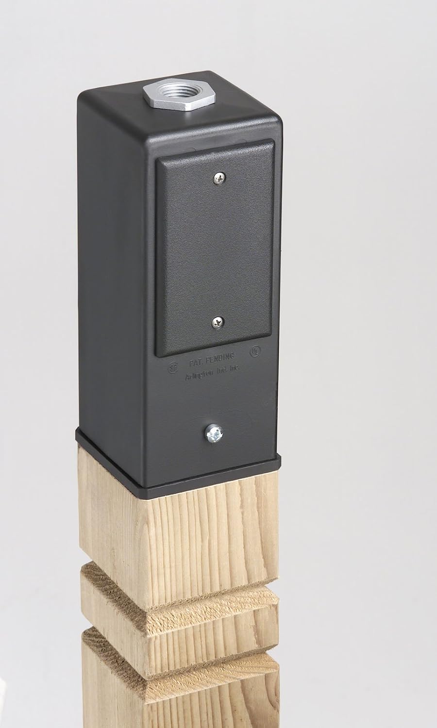Arlington Industries GPD9B Gard-N-Post Outdoor Deck-Mount Light Post for Outl...