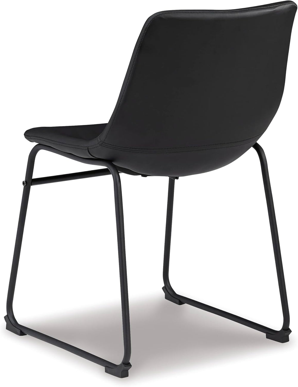 Signature Design by Ashley Centiar Dining Chairs Set of 2, Black