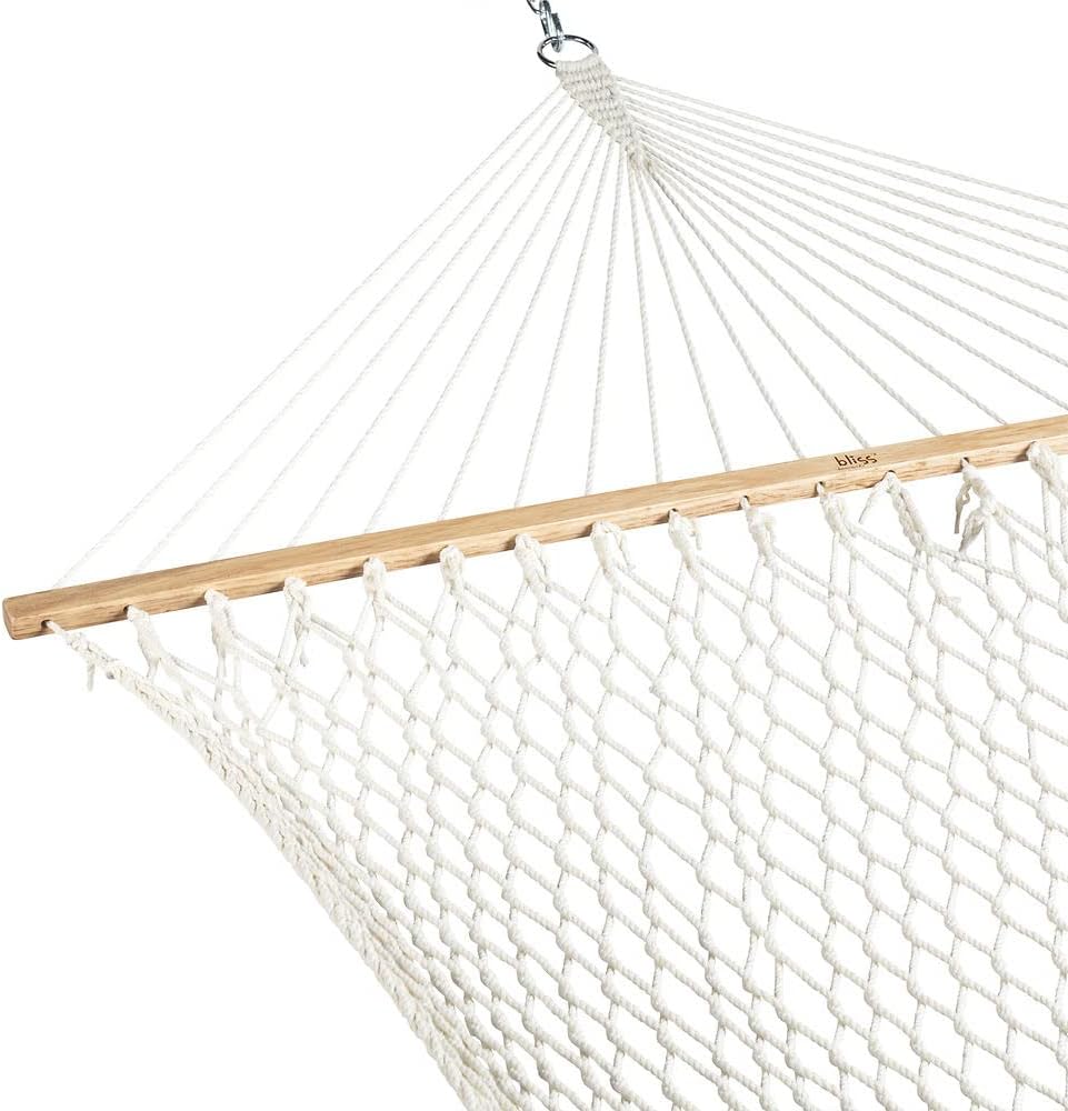 Bliss Hammocks 2-Person Hammock, Classic 80" x 60" Double Seater Ha...