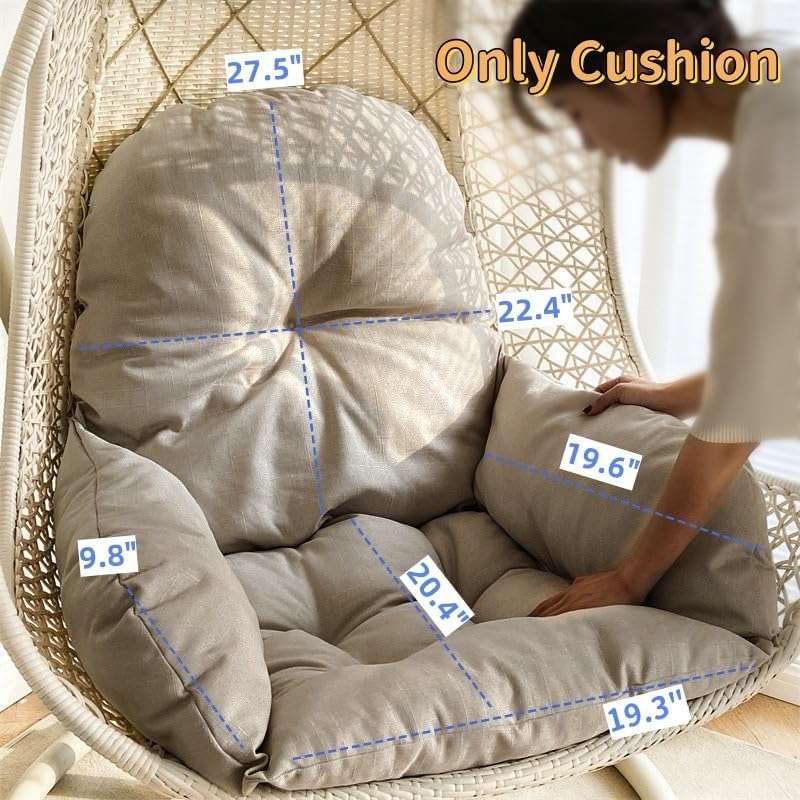 Swing Egg Chair Cushion Thickened Hanging Basket Seat Cushion