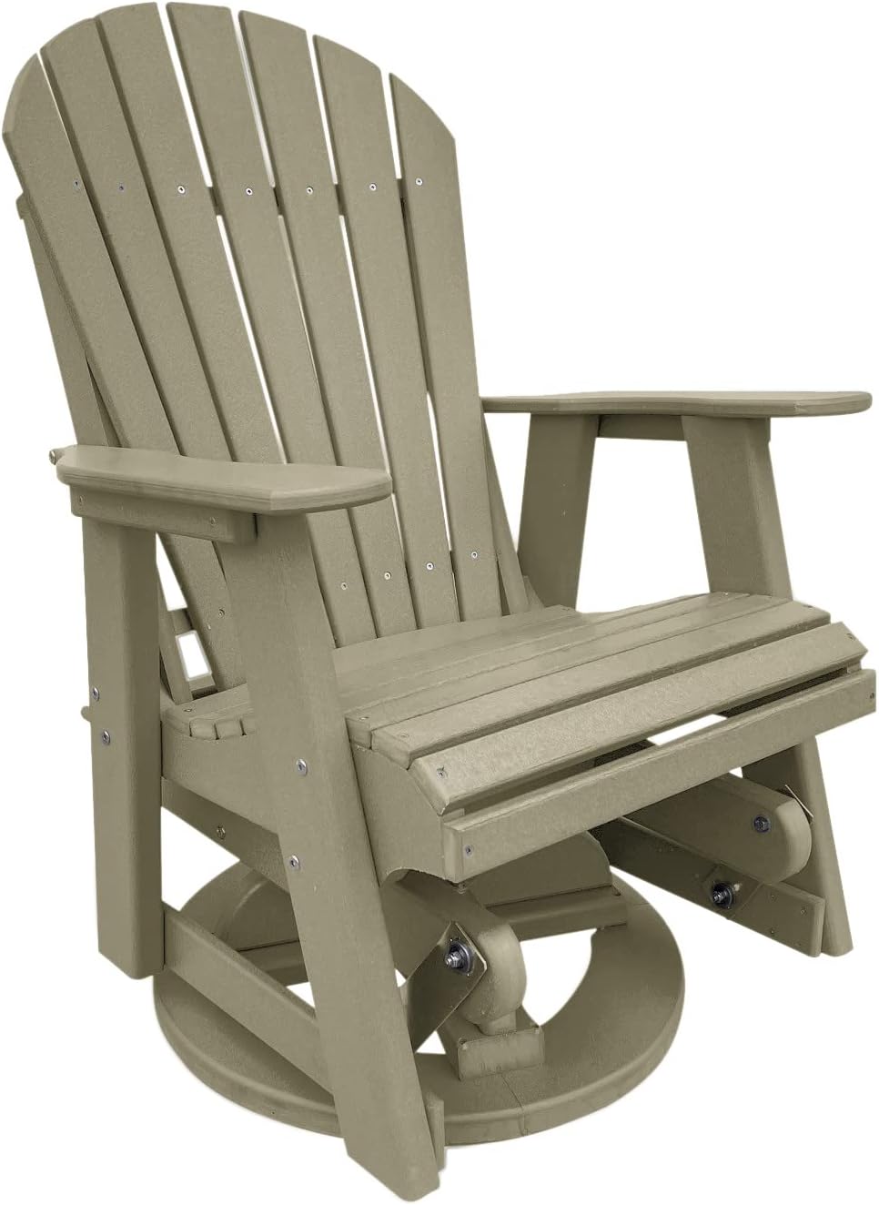 Phat Tommy Glider for Outside Patio - Outdoor Swivel Glider Chair - Poly Outd...