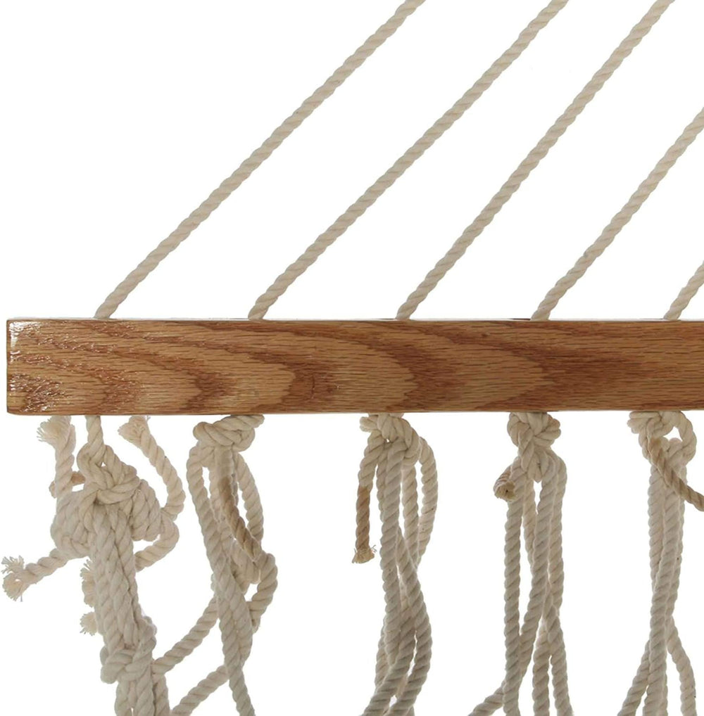 Original Pawleys Island 13OC Original Deluxe Cotton Rope Hammock with Free Ex...