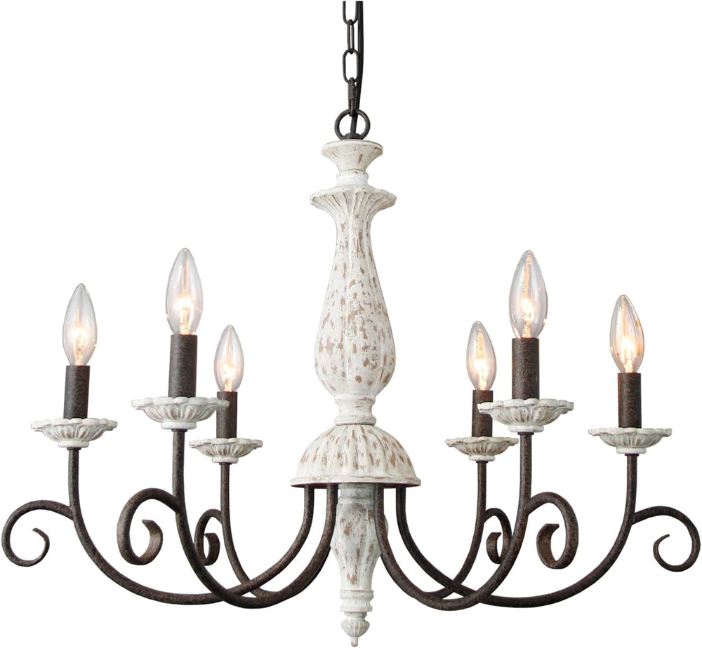 Rustic French Country Chandelier for Dining Room