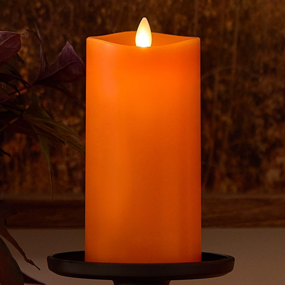 Luminara Flickering Flameless LED Candle, Battery Operated with Timer Functio...