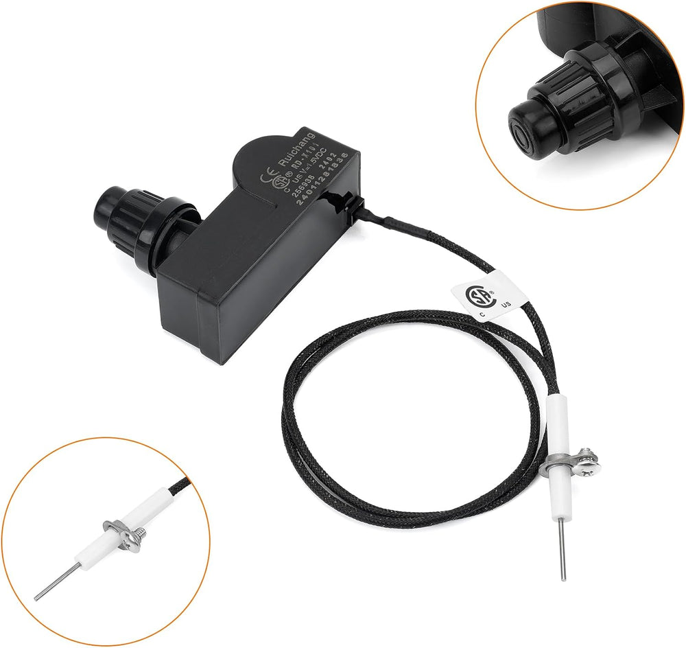Stanbroil Low Pressure Propane Safety Valve with Push Button Igniter Kit