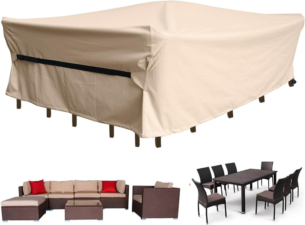 Patio Furniture Set Covers Waterproof Patio Conversation Sets Cover Heavy Dut...