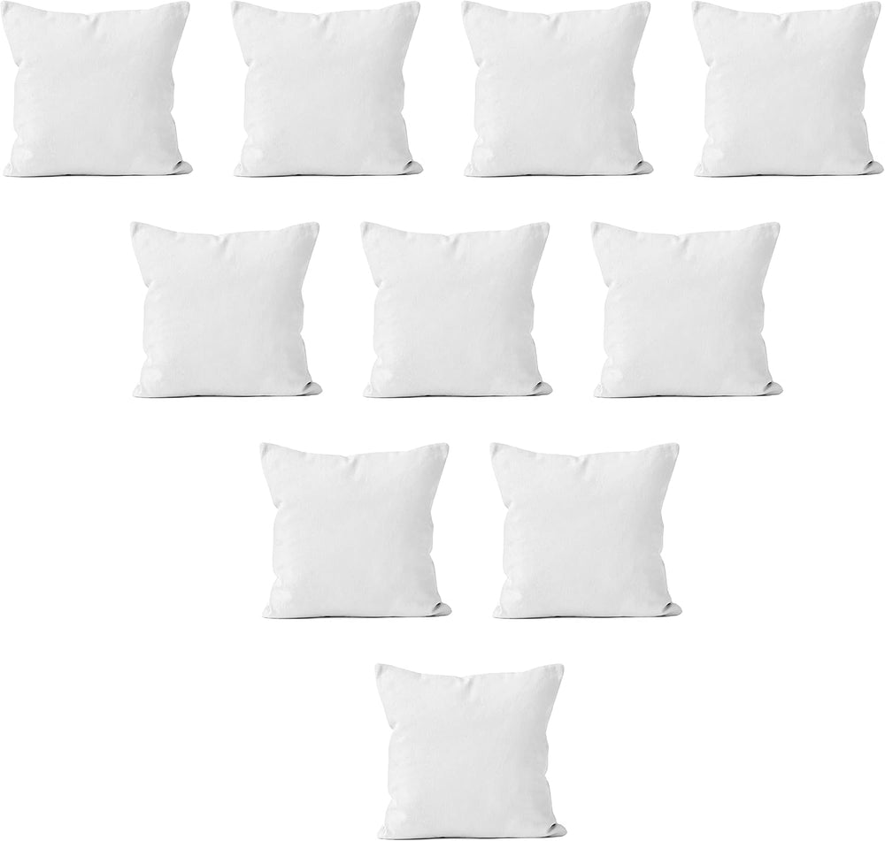 Encasa XO Throw Pillow Covers, Cotton, No Inserts 18"x18"