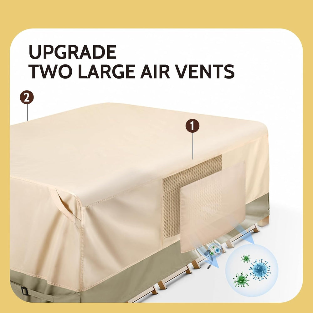 COSFLY Patio Furniture Covers Waterproof 600D Oxford, 108"L x 82"W ...