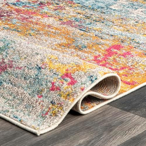 nuLOOM Monet Multicolor Abstract Power Loomed Area Rug, 10' x 14'