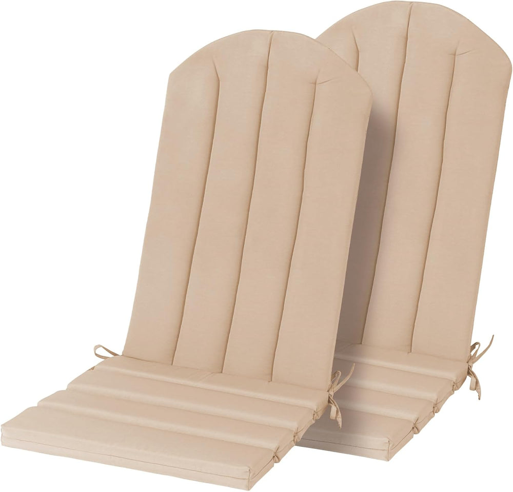Adirondack Chair Cushion Set of 2 Indoor Outdoor Furniture Cushions Rocking C...