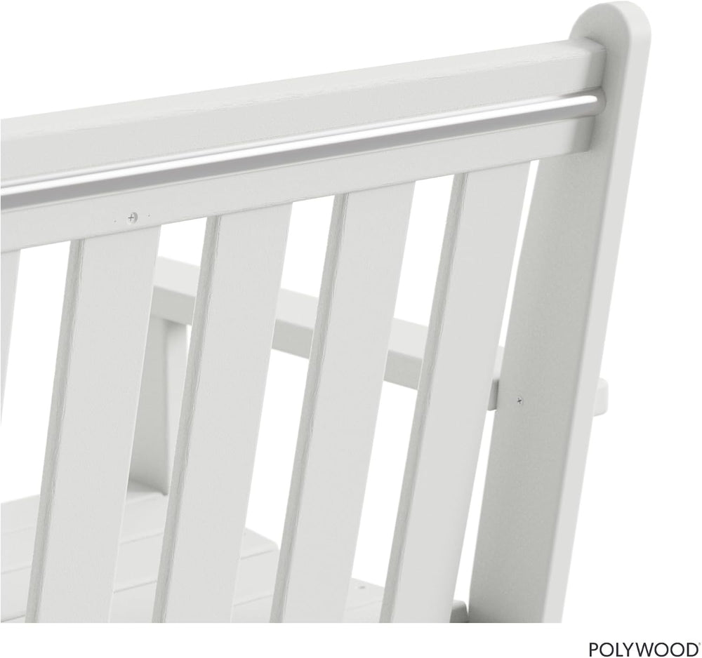 POLYWOOD GNB48WH Vineyard 48" Bench, White