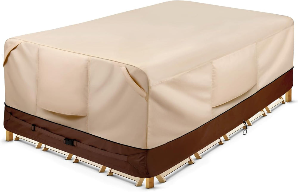 COSFLY Waterproof Patio Furniture Set Cover 600D Oxford 110"L x 84"...