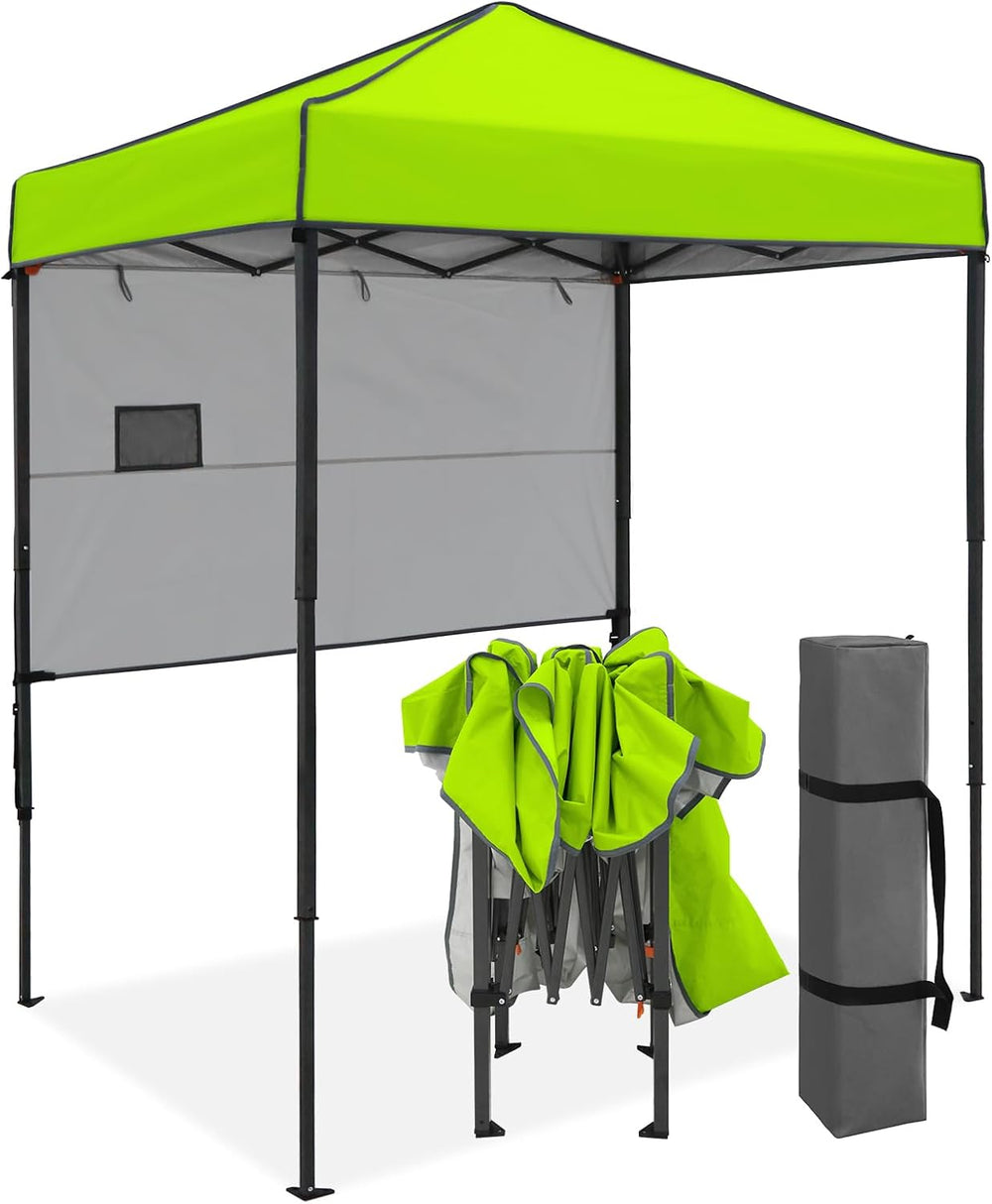 COOS BAY 6x4 Pop Up Canopy Tent with Adjustable Side Wall, Easy Setup Lightwe...