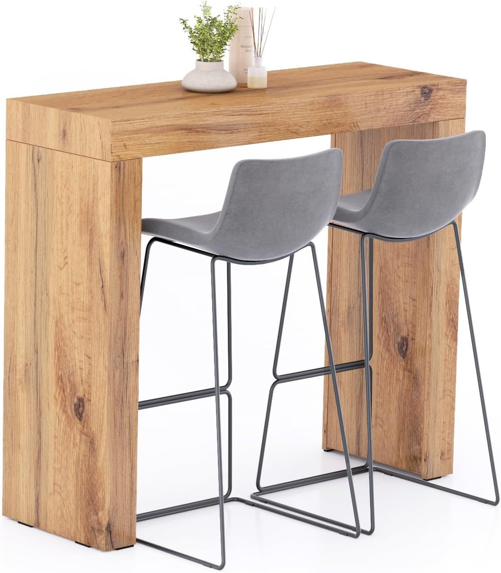 Mobili Fiver Evolution Tall Kitchen Bar Table Made in Italy | Space Saving, C...