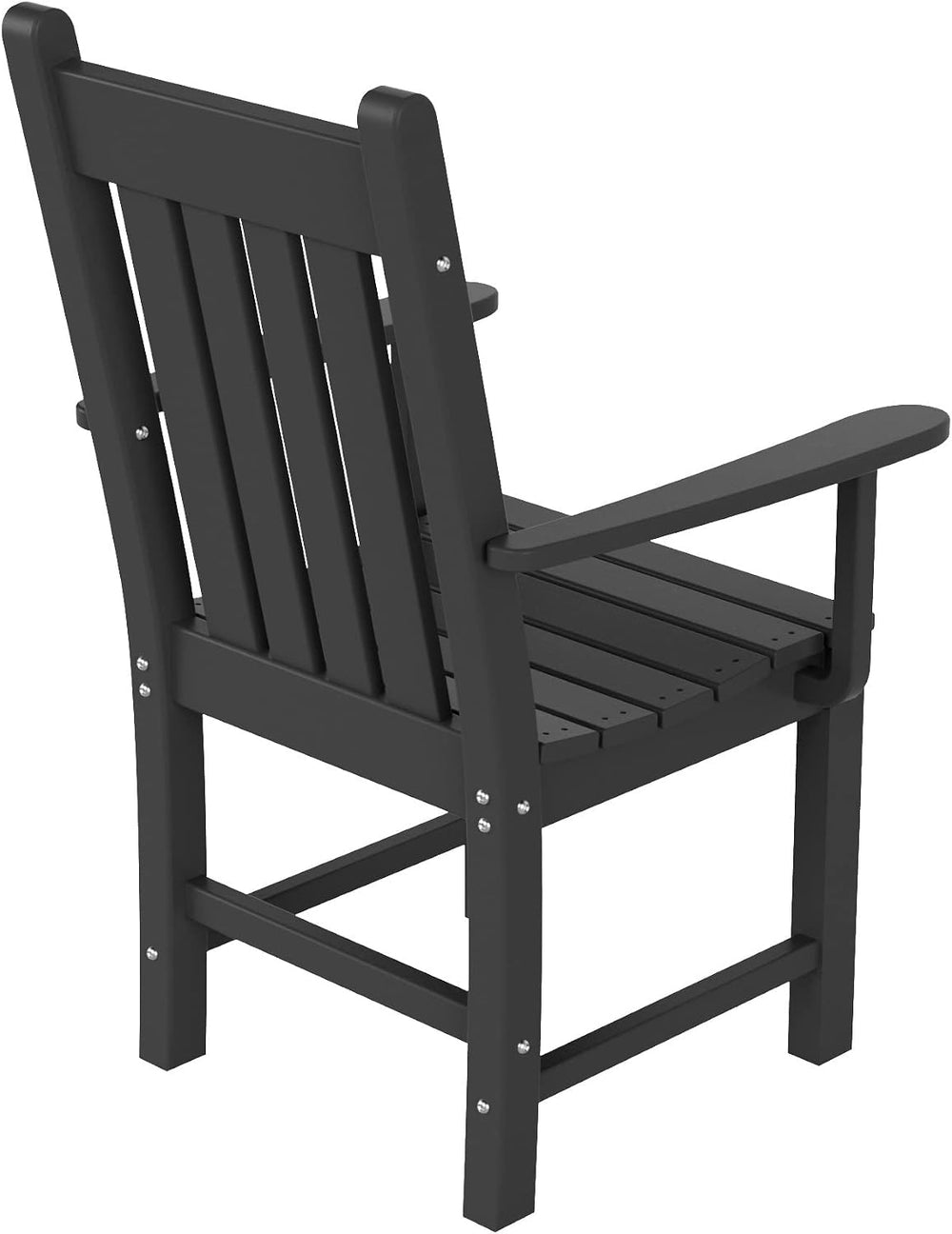 WestinTrends Malibu Classic Outdoor Dining Chairs with Arms, All Weather Poly...