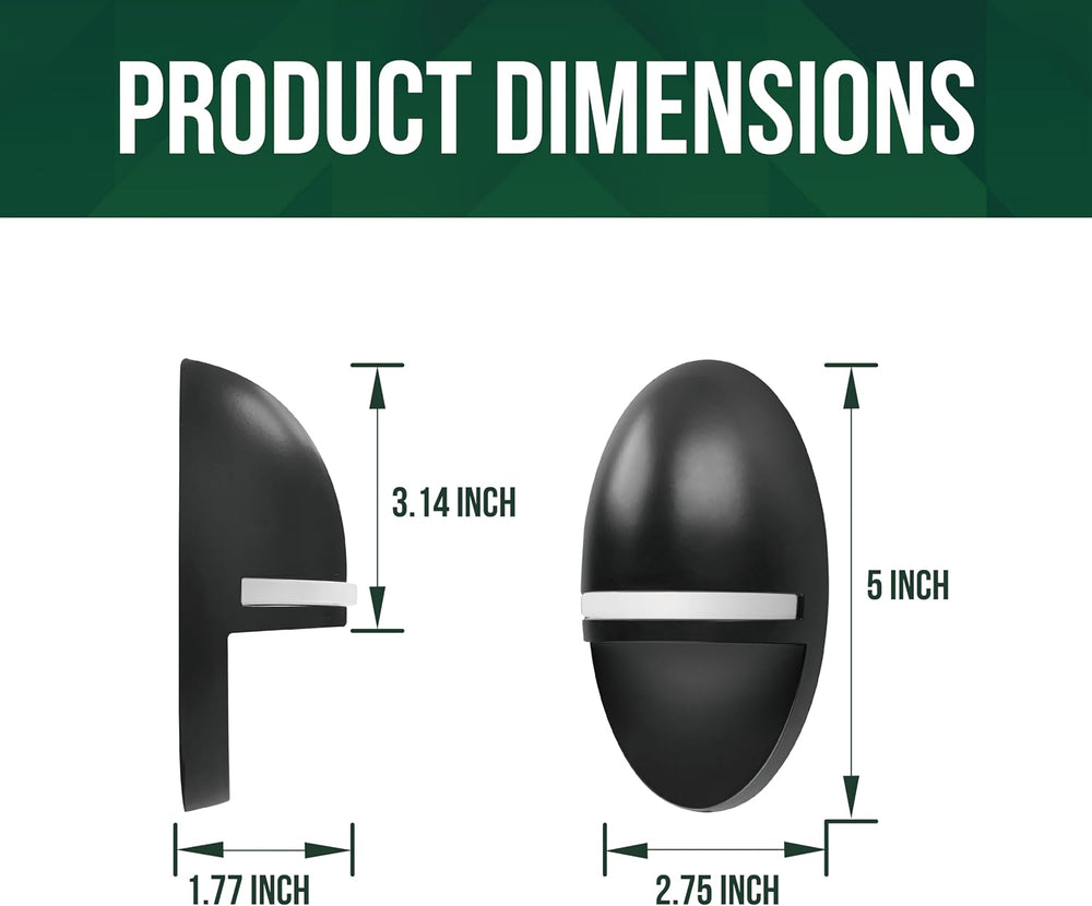 GKOLED 2-Pack Low Voltage LED Post Light, Outdoor Waterproof Landscape Deck L...