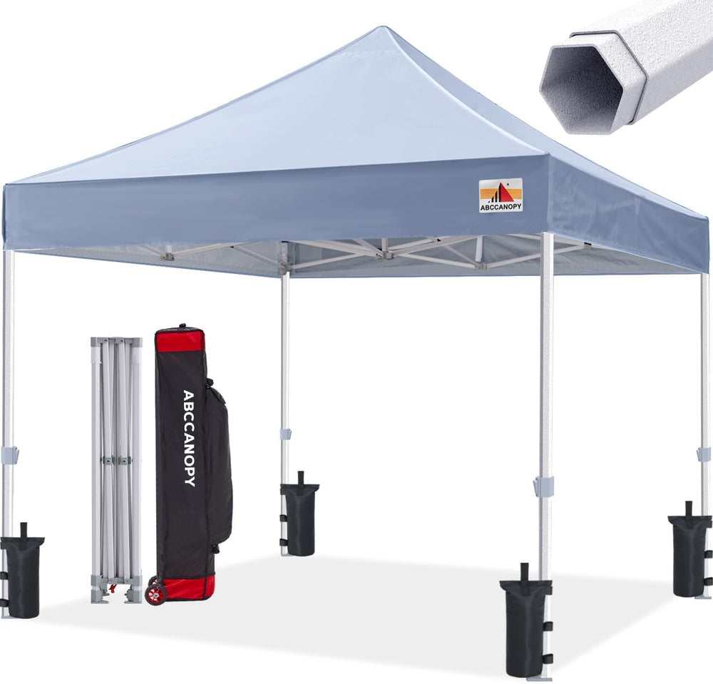 ABCCANOPY Commercial Pop Up Canopy Tent 10x10 Premium-Series, Gray