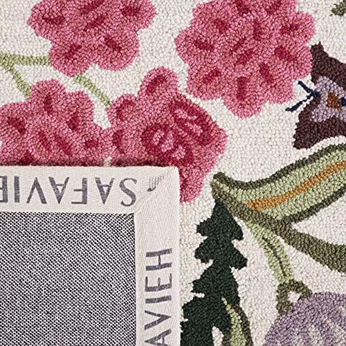 SAFAVIEH Area Rug 8x10 - Chelsea Collection - Large - Ivory & Green, Hand...