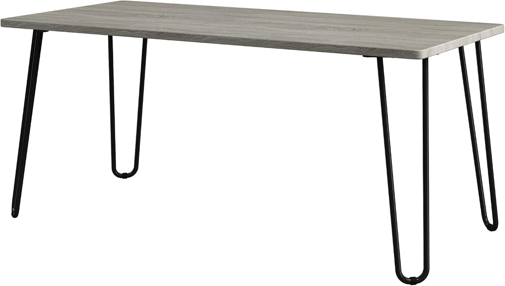 Lavish Home Coffee Table with Hairpin Legs, Gray, 41.25” x 19.5” x 17.75”