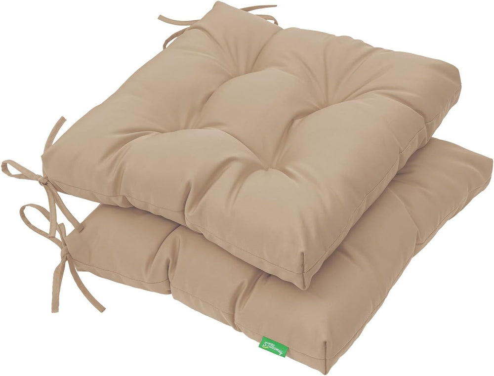 Outdoor Wicker Chair Cushions of 5Pieces,Tufted Patio Bench Cushions & 2S...