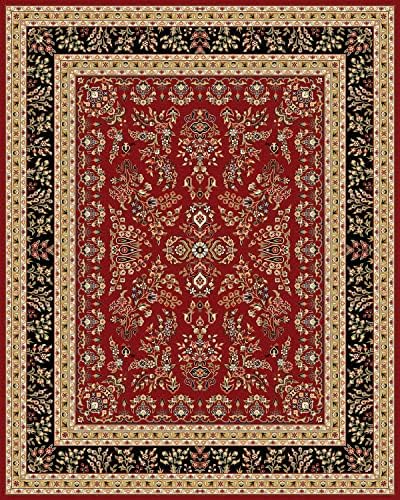 SAFAVIEH Area Rug 9x12 - Lyndhurst Collection - Large - Red & Black, Trad...