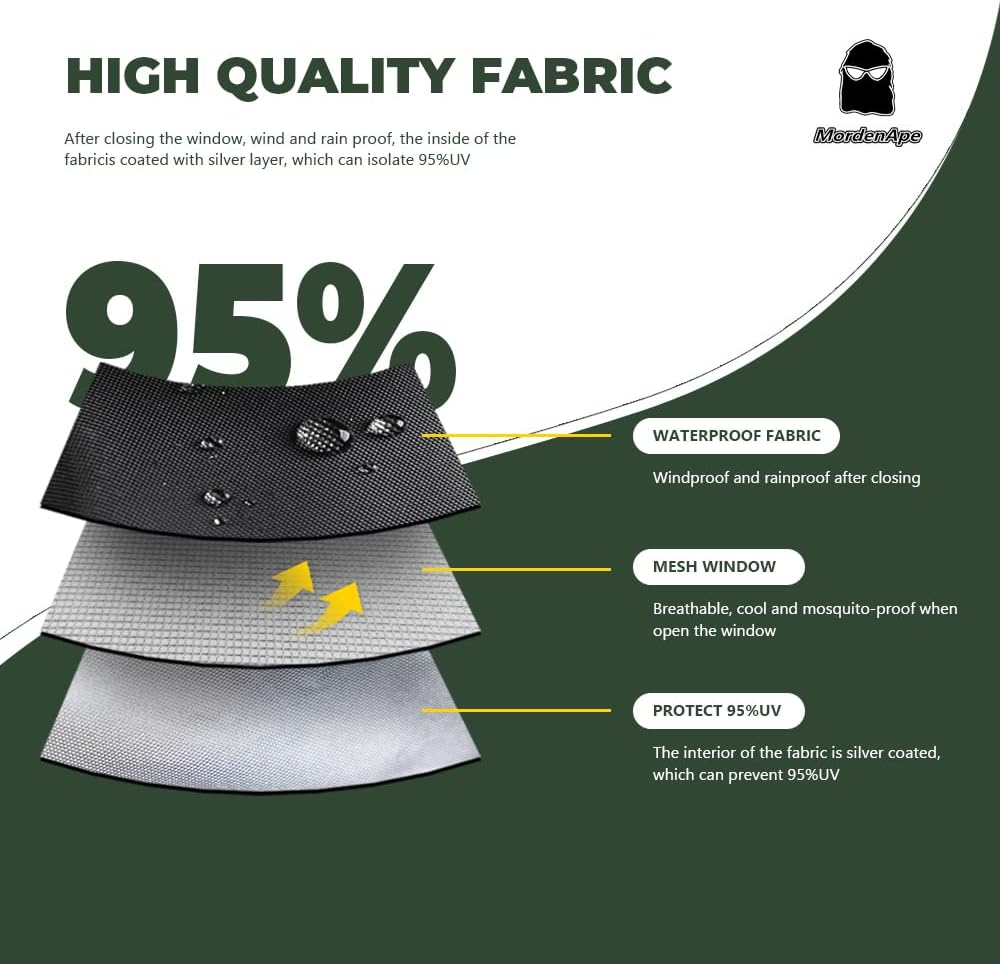 Mesh Sidewall for 10x10 Pop Up Canopy - Straight Leg, Commercial Grade Black ...
