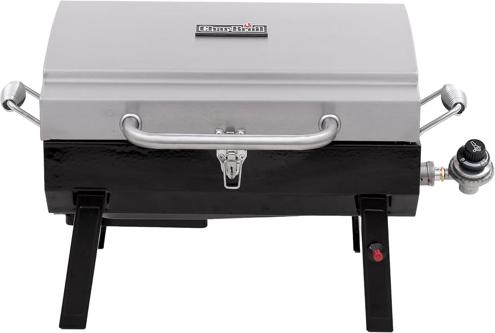 Charbroil 1-Burner Portable Gas Grill, Stainless Steel - 465640214