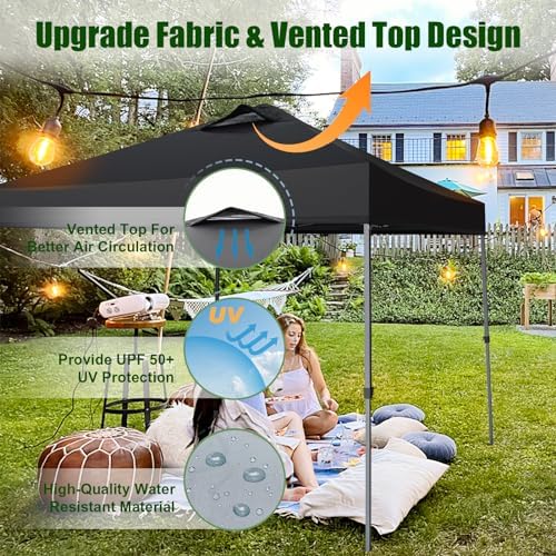 Eurmax USA NOMATTER ONE-Person Open&Close 10x10ft Pop Up Canopy Tent,Port...