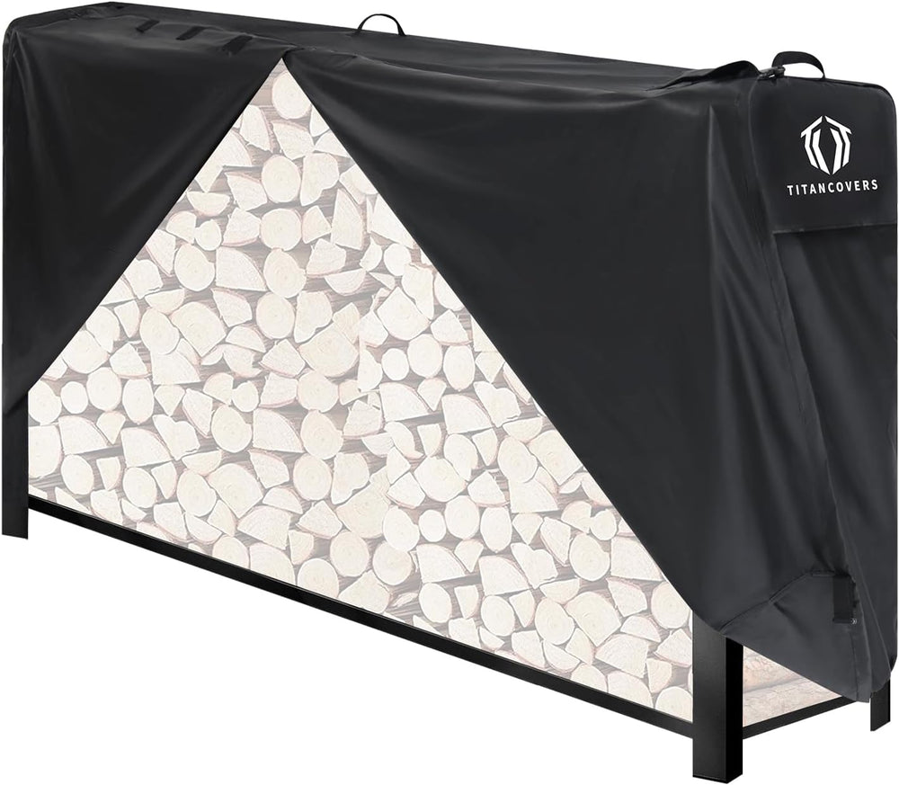 8ft Firewood Rack Cover, Wood Rack Cover(Rack Not Included)