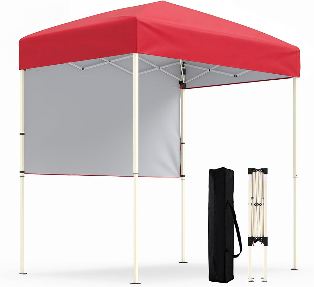 Goplus 6 x 4 FT Pop Up Easy Setup Canopy Tent (Red)