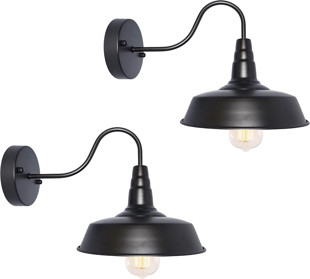 BRIGHTESS Bathroom Light Fixtures,Black Vanity Light, Decor Barn Light,E26 Fa...