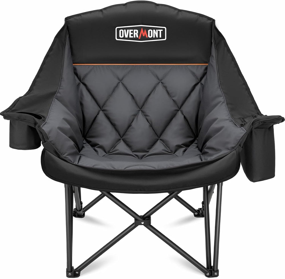 Overmont Oversized XL Camping Chair for Adults 500 lb Support
