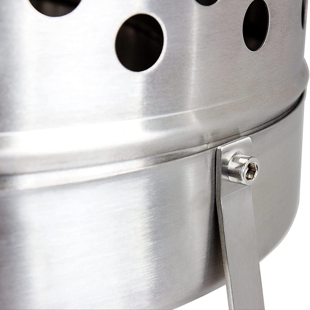 Feuerhand Fire Barrel Pyron, Stainless Steel Double-Walled Fire Pit for Yard ...