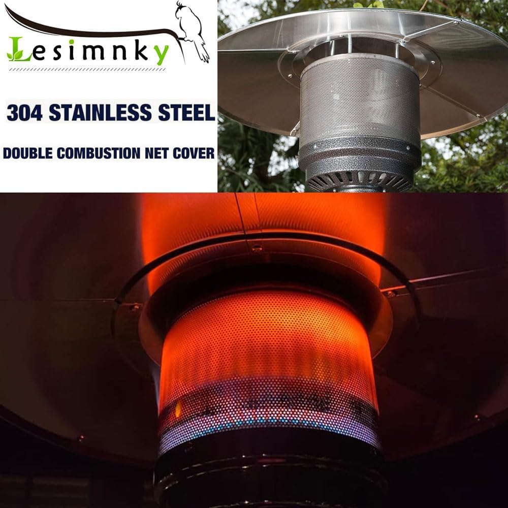 Patio Heater Emitter Screen Main Burner Net Cover Heater Replacement Parts 30...
