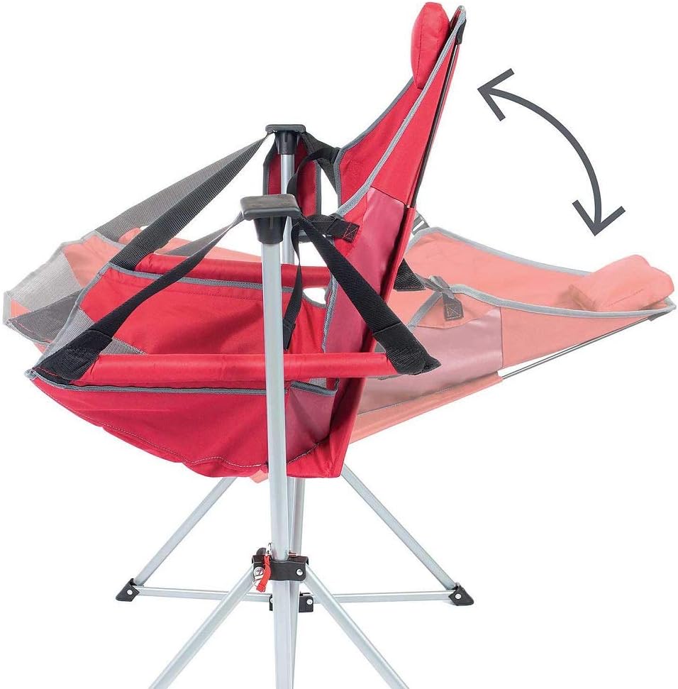 Member's Mark Swing Chair Lounger (Jester Red), 37.8 In x 27.2 In x 44.1 In