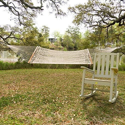 Original Pawleys Island 13OC Original Deluxe Cotton Rope Hammock with Free Ex...